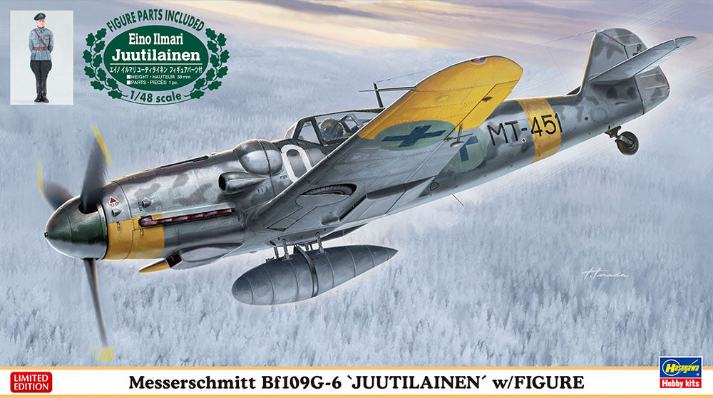 NodoModelli, 1/48 Hasegawa Bf109G-6 'Juutilainen' con figura