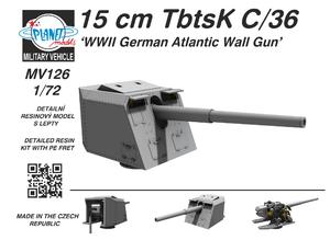 CMK, 15 cm TbtsK C/36 'Cannone tedesco da muro atlantico della seconda guerra mondiale' 1/72