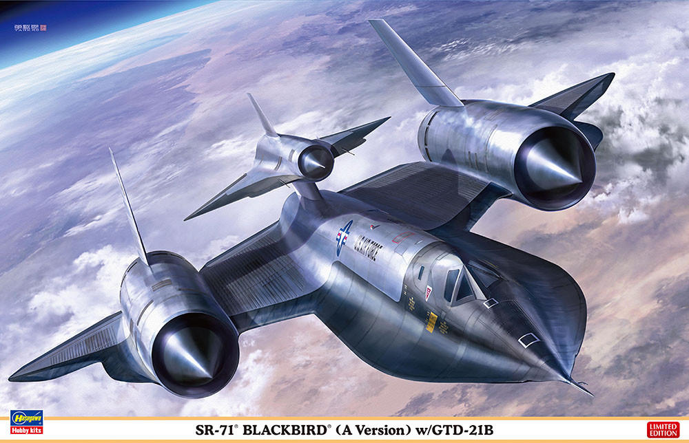 NodoModelli, 1/72 Hasegawa SR-71A Blackbird con GTD-21B (LE)