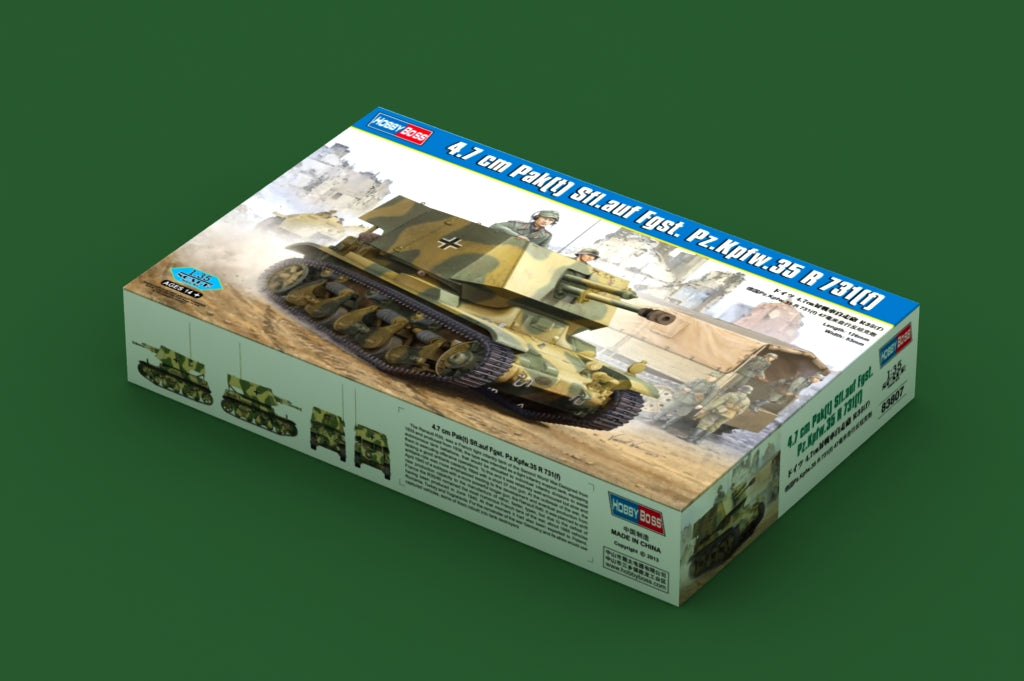 HobbyBoss, 4,7 CM PAK(T)SFL.AUFFGST. PZ.KPFW.35 R