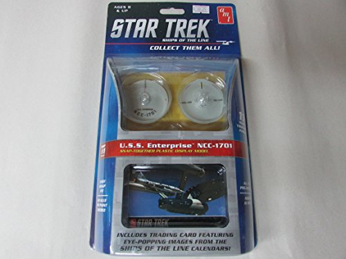 Sconosciuto, #914-12 AMT Star Trek #11 USS Enterprise NCC-1701 Kit di modellismo in plastica a scatto, necessita di montaggio