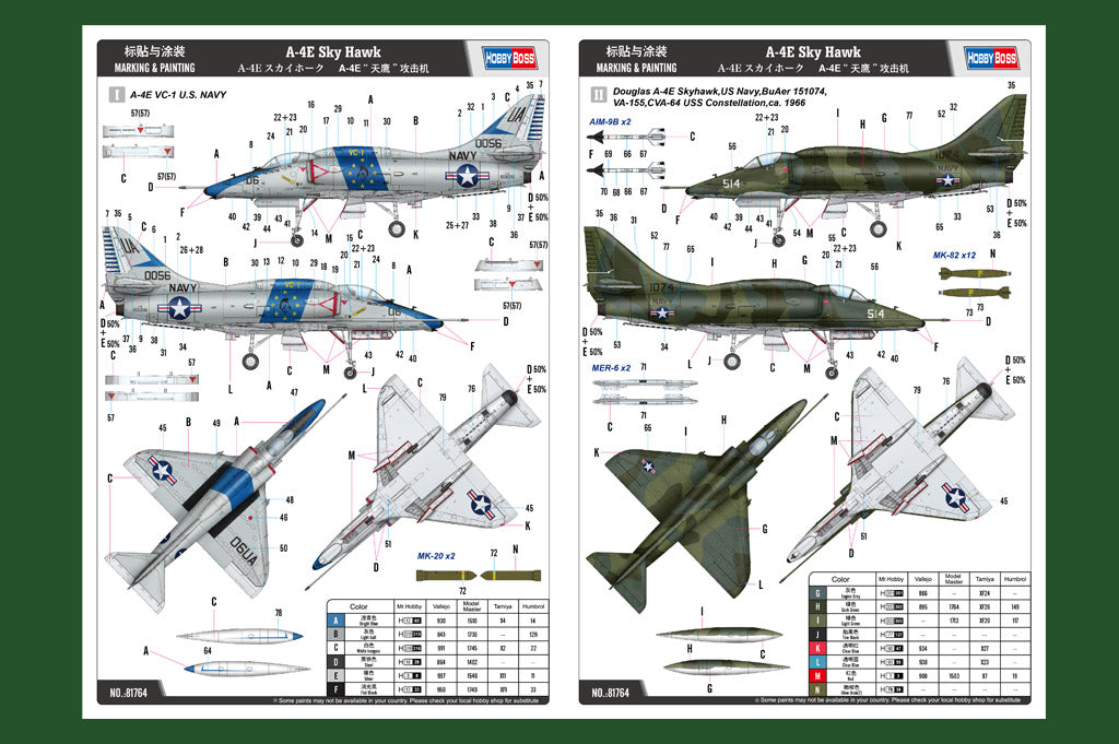 HobbyBoss, A-4E SKY HAWK