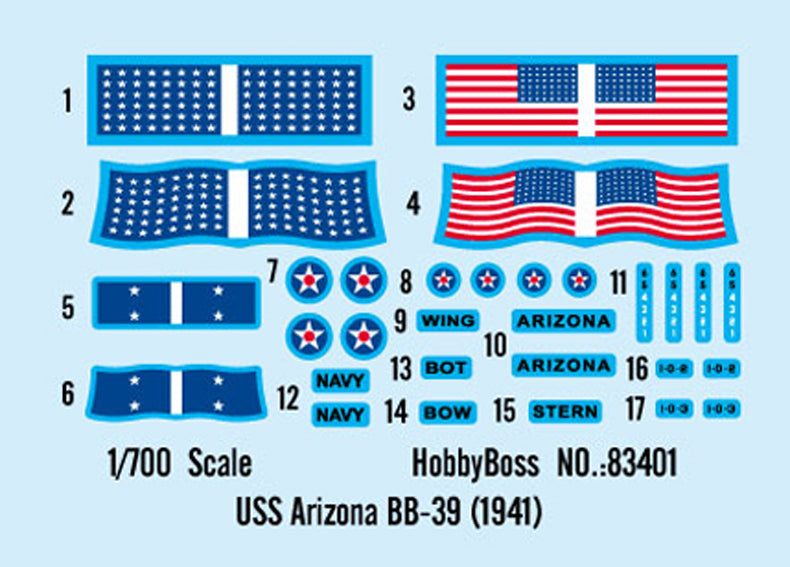 HobbyBoss, ARIZONA BB-39 (1941)