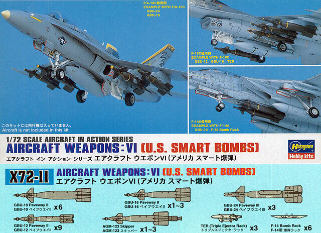 Hasegawa, ARMI AERONAUTICHE VI: BOMBE INTELLIGENTI STATUNITENSI