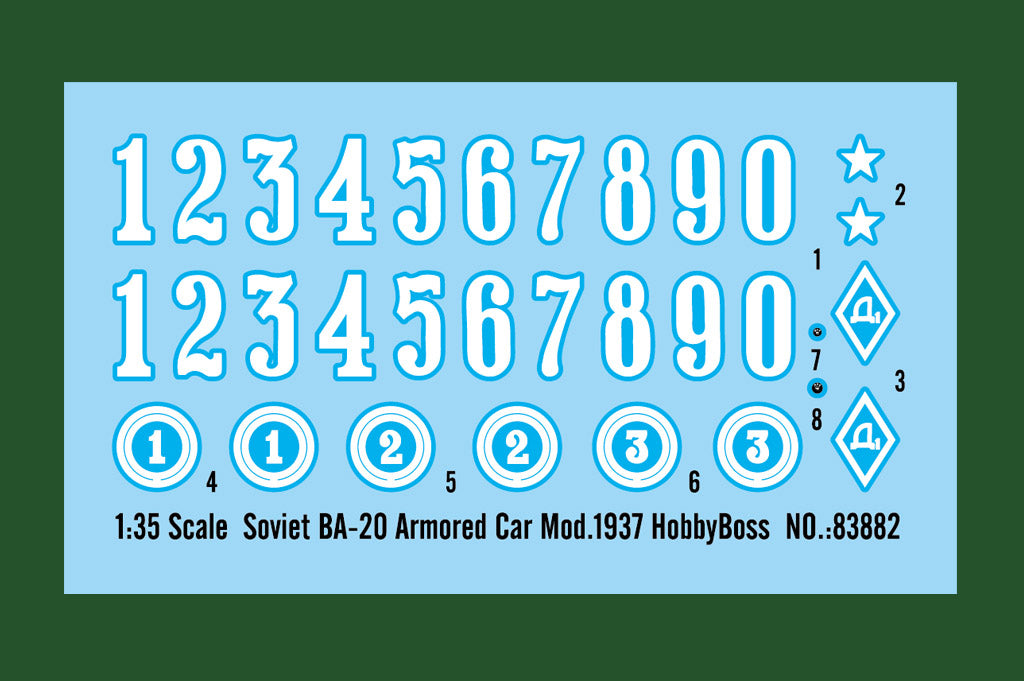 HobbyBoss, AUTOBLINDO SOVIETICA BA-20 MOD.1937