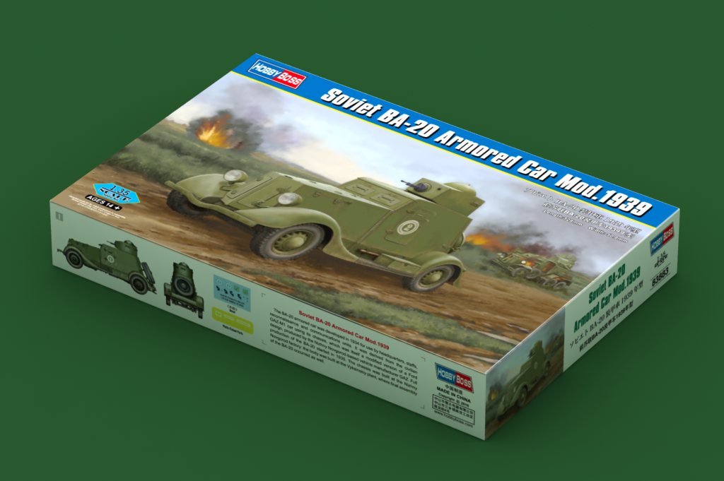 HobbyBoss, AUTOBLINDO SOVIETICA BA-20 MOD.1939