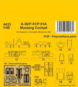 CMK, Abitacolo di un A-36/P-51/P-51A Mustang