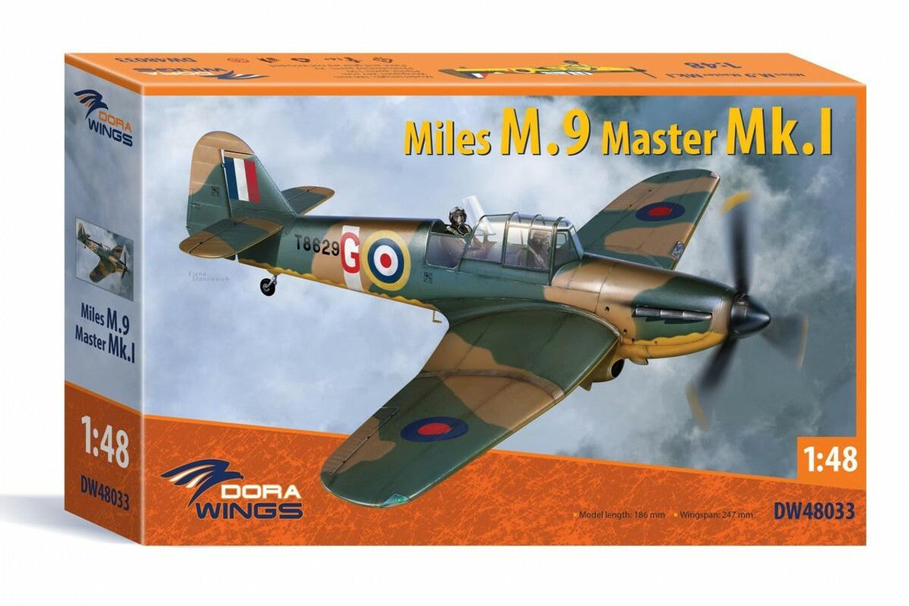 Ali di Dora, Aereo Miles M9A Master Mk I