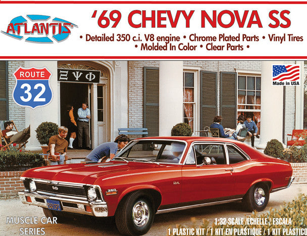 Modelli Atlantis, Atlantis Models 1969 Chevy Nova SS Route 32 Auto (ex Monogram)