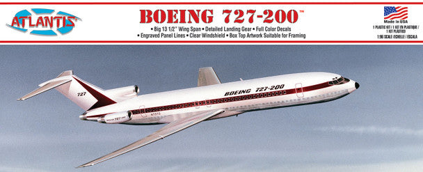 Modelli Atlantis, Atlantis Models Boeing 727, aereo di linea, kit di modellismo in plastica