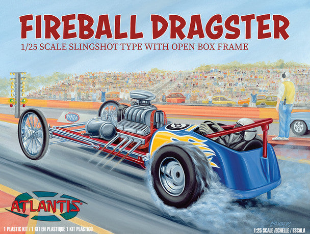 Modelli Atlantis, Atlantis Models Fireball Slingshot Dragster, kit di montaggio in plastica