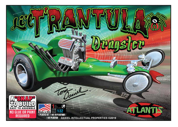 Modelli Atlantis, Atlantis Models Tom Daniel's T'rantula Dragster (Snap) (ex Monogram)