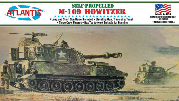 Modelli Atlantis, Atlantis Models US Army M109 Howitzer Tank Kit di modellismo in plastica