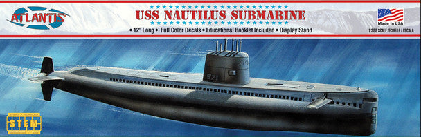 Modelli Atlantis, Atlantis Models USS Nautilus Submarine Kit di modellismo in plastica