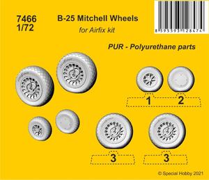 CMK, B-25 Mitchell Ruote 1/72