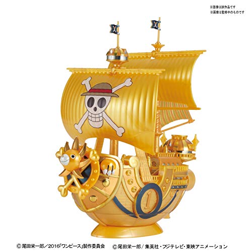 Knotmodels, BANDAI SPIRITS One Piece The Great Ship (Grand Ship) Collection Thousand Sunny Film Gold Public Commemoration Color Ver. preplastica codificata a colori