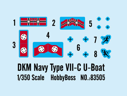 HobbyBoss, BATTELLO U DELLA MARINA MILITARE DKM DI TIPO VII-C