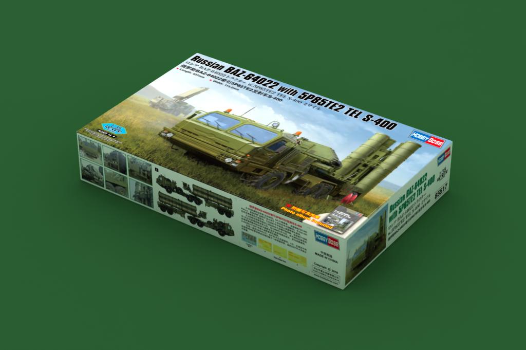 HobbyBoss, BAZ-64022 RUSSO CON 5P85TE2 TEL S-400