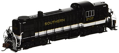 Treni Bachmann, Bachmann Industries Alco RS-3 Locomotiva Southern 2137 (nero, grigio e oro Dulux) Scala N - DCC a bordo