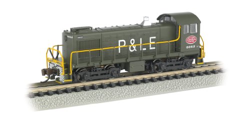 Treni Bachmann, Bachmann Industries Alco S4 Diesel Switcher equipaggiato con Dcc Locomotiva NYC System P&Le #8662 Carrozza ferroviaria in scala N