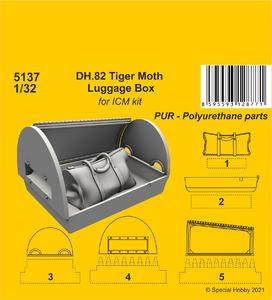 CMK, Bagagliaio DH.82 Tiger Moth (kit ICM) 1/32