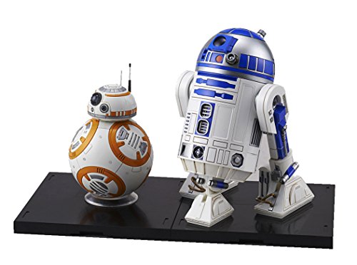 Bandai Namco, Bandai Hobby Star Wars 1/12 Modello in plastica BB-8 & R2-D2 "Star Wars