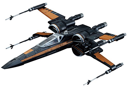 Bandai Namco, Bandai Hobby Star Wars 1/72 Caccia X-Wing di Poe "The Force Awakens" Kit di costruzione