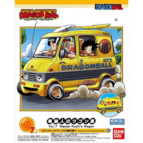 Bandai Hobby, Bandai Model Kit 17624 56633 Dragon Ball Mecha Collection Master Roshi Wagon