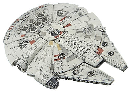 Bandai Hobby, Bandai Vehicle Model 006 Star Wars Millennium Falcon Plastic Model Kit -Story of Roue uno-