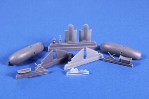 CMK, Blenheim Mk. "Finnish AF 1.serie" 1/72 Carrello da sci di tipo fisso per Airfix