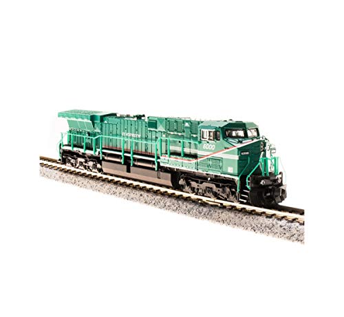 Broadway Limited, Broadway Limited Imports BLI3748 N AC6000CW con DCC e Paragon 344; Treno modello demo GE - No.6000