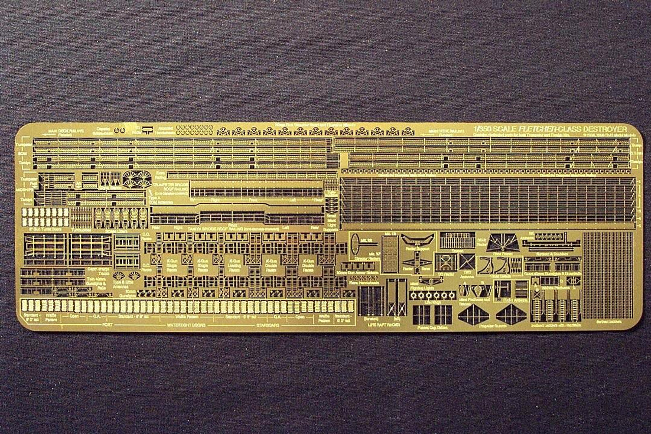 Modelli di medaglie d'oro, CACCIATORPEDINIERE CLASSE FLETCHER DELLA 2A GUERRA MONDIALE