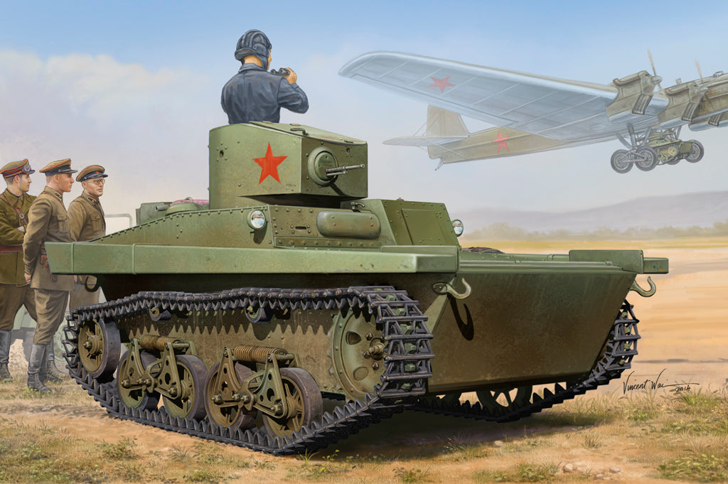 Hobby Boss, CARRO ARMATO LEGGERO SOVIETICO T-37A (IZHORSKY)