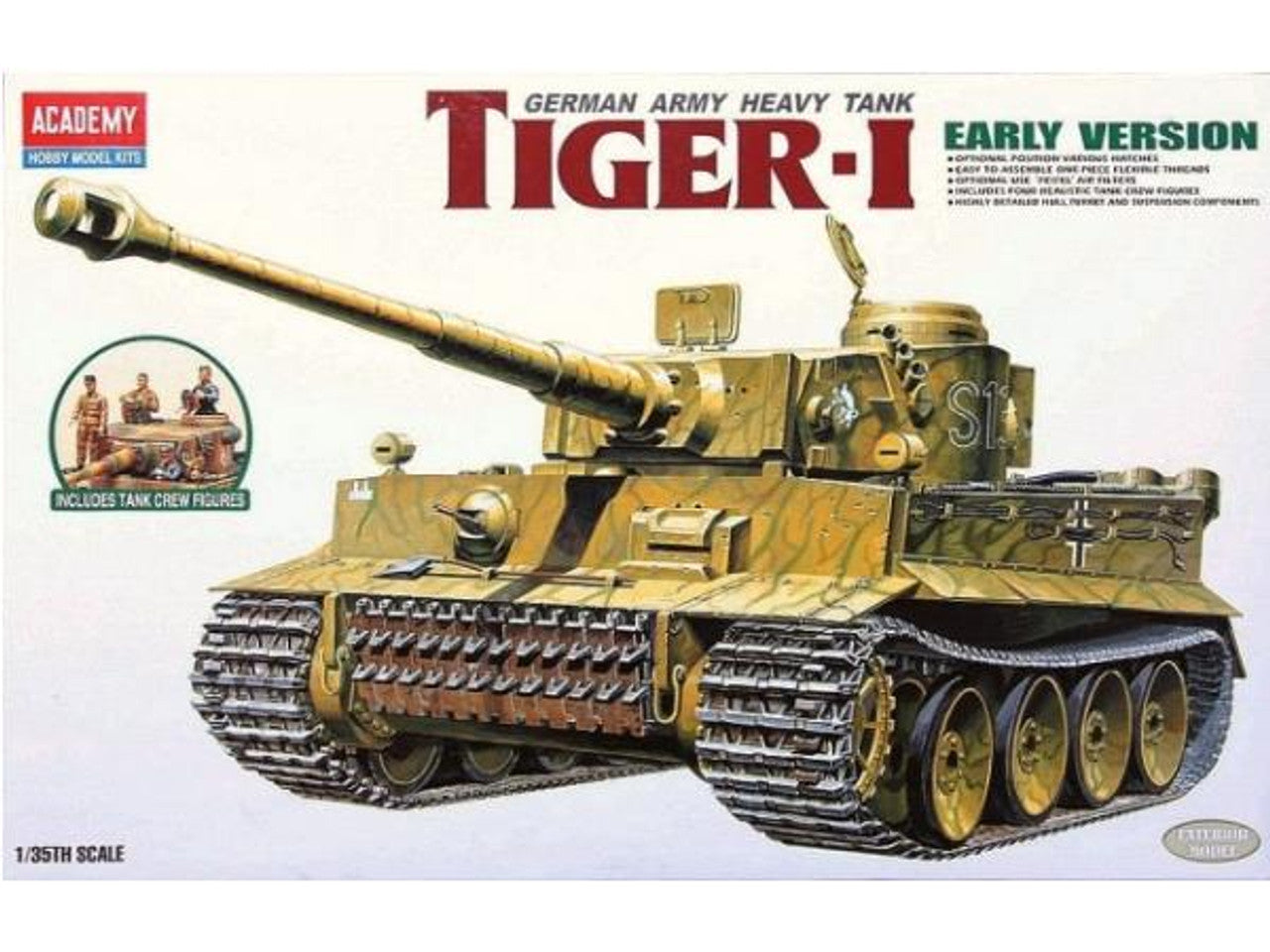 Accademia, CARRO ARMATO TIGER I DELLA WWII 'MODELLO ESTERNO'