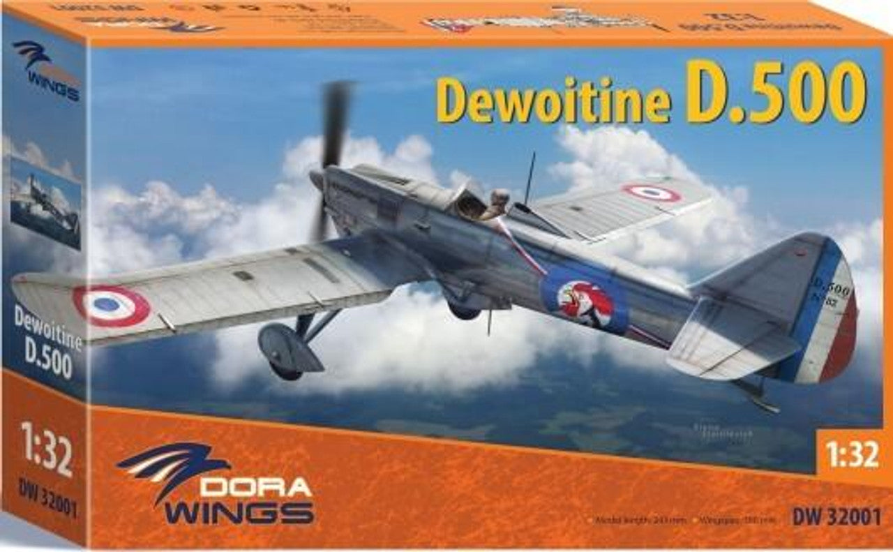 Ali di Dora, Caccia monoplano dell'aeronautica militare francese Dewoitine D500