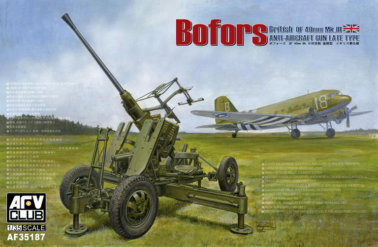 Club AFV, Cannone antiaereo britannico Bofors 40 mm Mk III Late