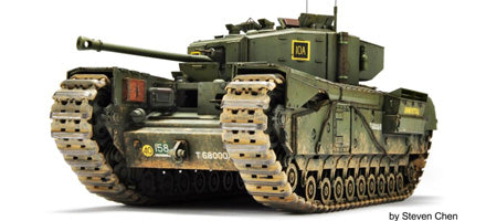 Club AFV, Carro armato britannico Churchill Mk III con cannone QF 75 mm Mk V dell'ordinanza