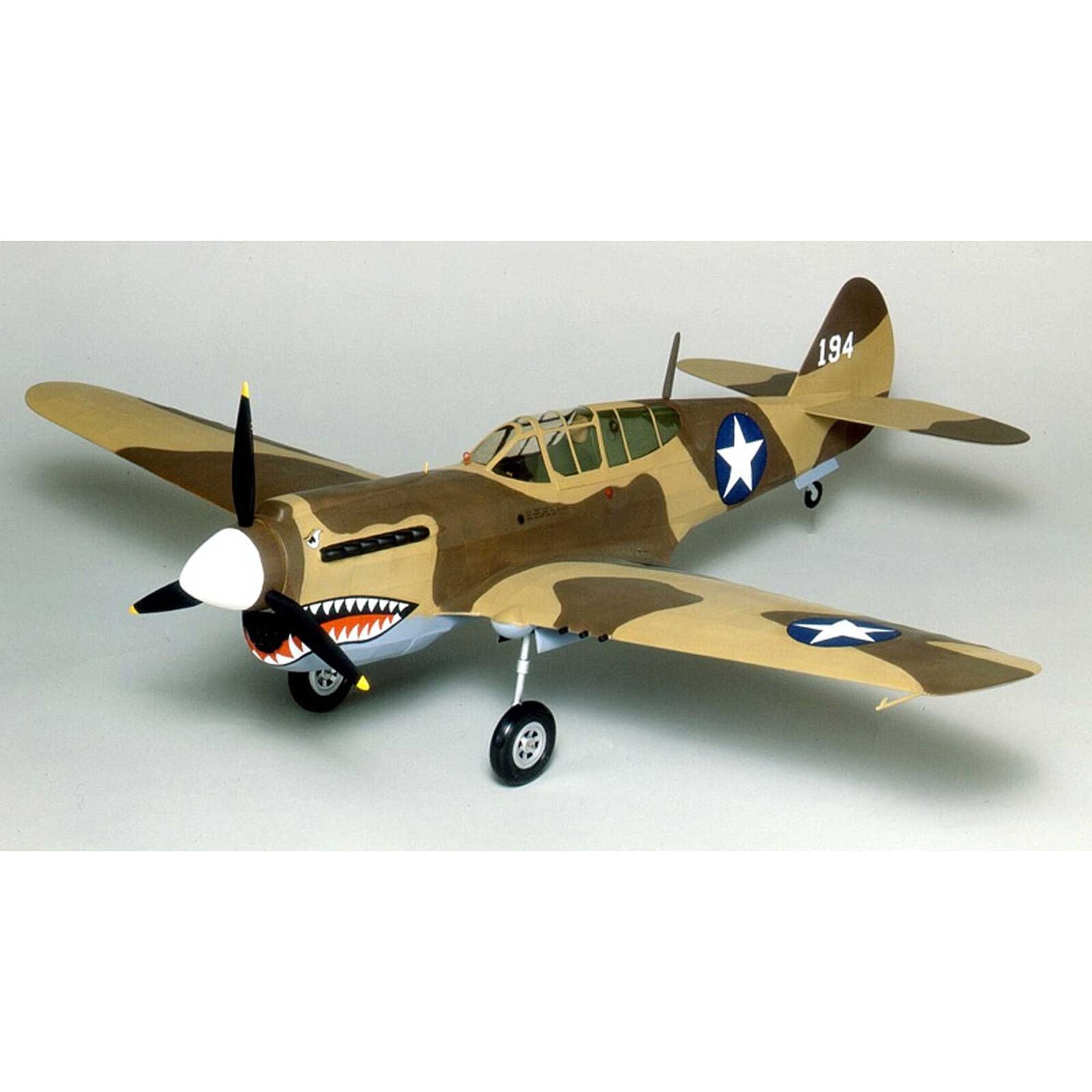 GUILLOW, Curtiss P-40 Warhawk tagliato al laser, 28