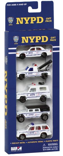 Daron, Daron Nypd Veicolo Set regalo, 5 pezzi