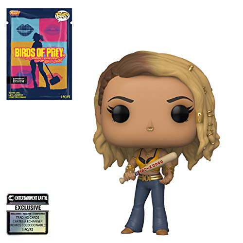 Intrattenimento Terra, Entertainment Earth Birds of Prey Harley Quinn Black Mask Club Pop! Figura in vinile con carta da collezione in esclusiva