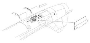 CMK, F-104G Starfighter - Set di motori per Has 1/32