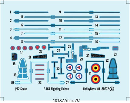Hobby Boss, F-16A FIGHTING FALCON