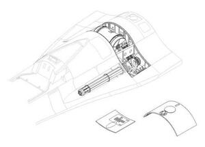 CMK, F-16CJ - set di armamenti per HAS 1/32