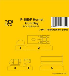 CMK, F-18E/F Hornet Gun Bay 1/72