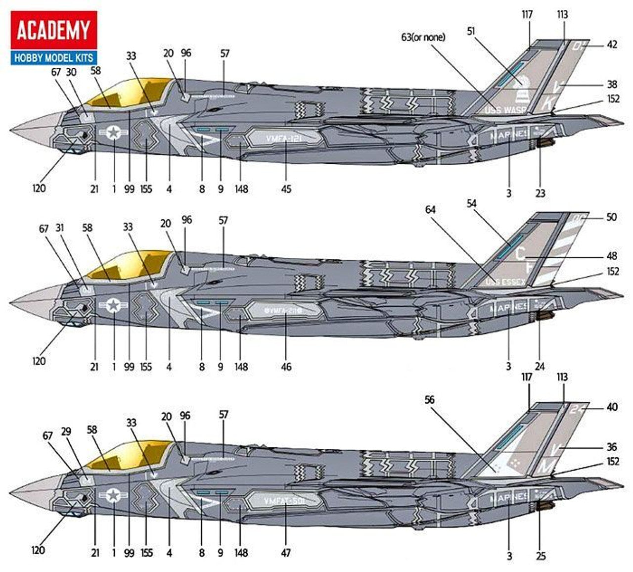 Accademia, F-35B Lightning II VMFA-121 Green Knights