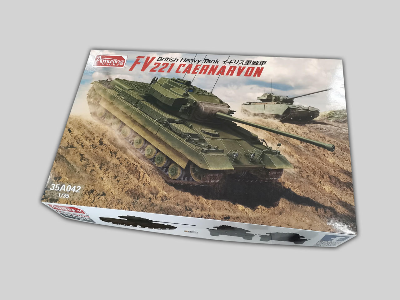 Amuzing Hobby, FV221 Caernarvon Carro armato pesante britannico Plas