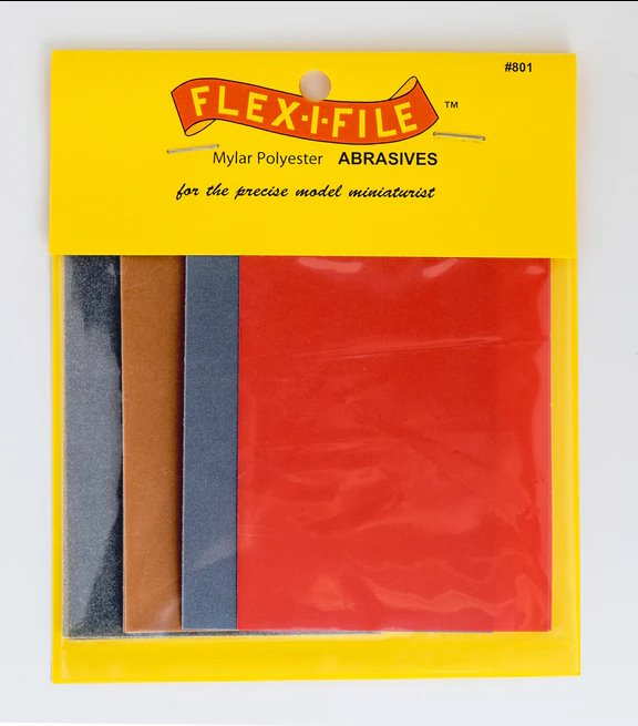 Flex-I-File, Fogli abrasivi