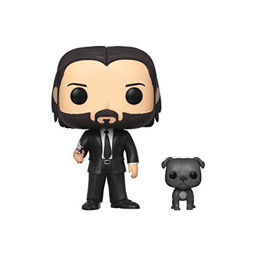 Funko, Funko Pop! Movies: John Wick - John in tuta nera con il cane Buddy