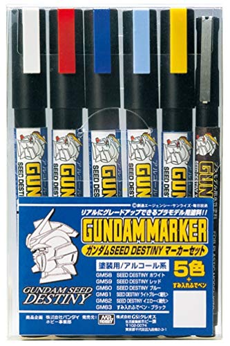 GSI Creos, GSI Creos GMS114 Gundam Marker Seed Destiny Set #1 (6 marcatori)