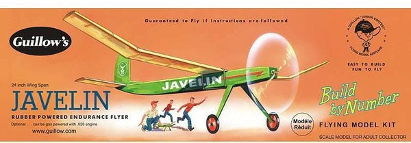 NodoModelli, Guillow's Javelin Rubber Powered Endurance Flyer Model Kit